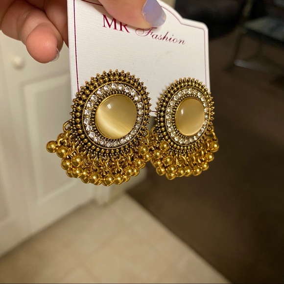 earrings pakistani indian jewelry for women sale - Picture 3 of 8